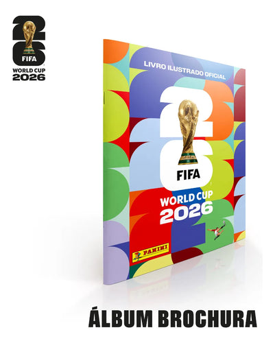 Imagem 7 de 7 de Álbum Copa Do Mundo 2026 + 105 Figurinhas (15 Envelopes) - Oficial