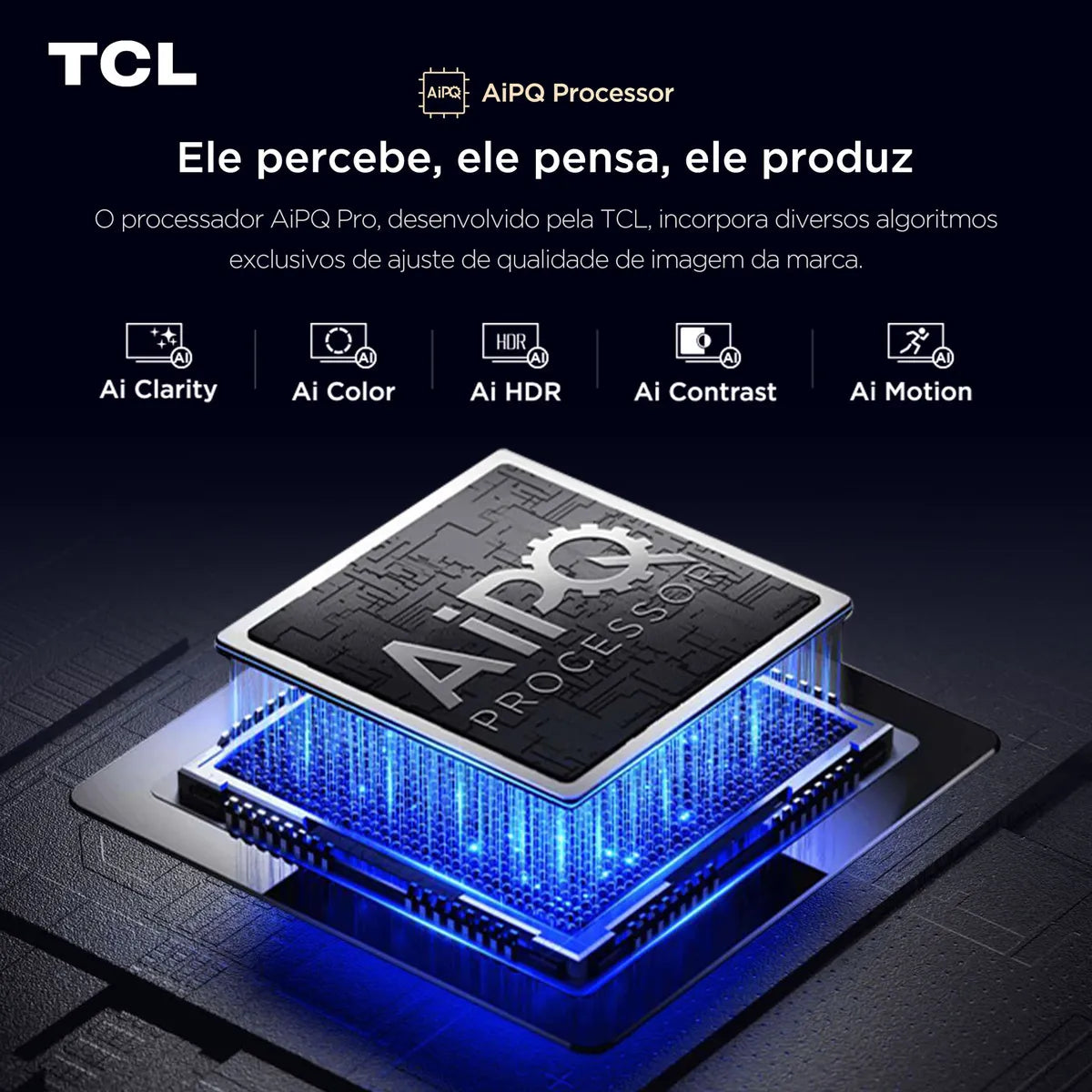 Smart TV TCL 50 Polegadas QLED 4K P7K WiFi Bluetooth Google TV HDR10+ Dolby Atmos Dolby Vision 50P7K - Image 5