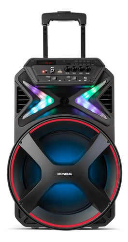 Imagem 1 de 5 de Caixa Amplificada Connect Lights Cm-400 Mondial Cor Preto