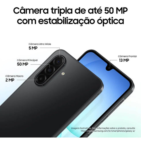 Imagem 9 de 9 de Celular Samsung Galaxy A17 5g Com Ia, 256gb, 8gb Ram, Câm De 50mp, Tela De 6.7 , Nfc, Ip54 - Preto