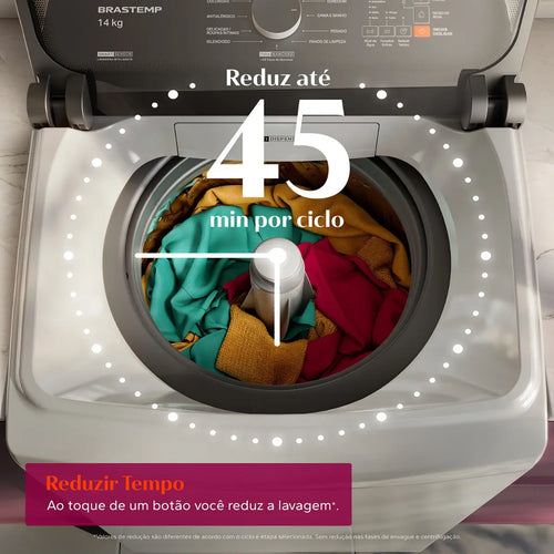 Imagem 3 de 10 de Máquina De Lavar Brastemp 14kg Branca Smart Sensor- Bwj14ab