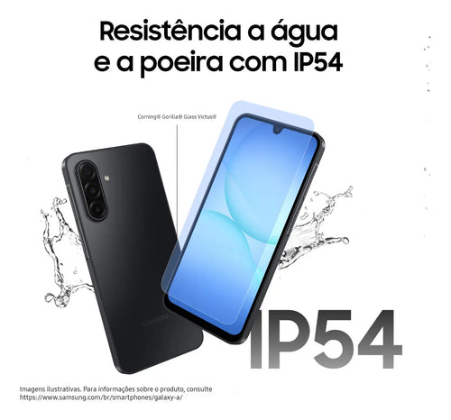 Imagem 8 de 9 de Celular Samsung Galaxy A17 5g Com Ia, 256gb, 8gb Ram, Câm De 50mp, Tela De 6.7 , Nfc, Ip54 - Preto