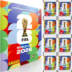 Álbum Copa Do Mundo 2026 + 105 Figurinhas (15 Envelopes) - Oficial