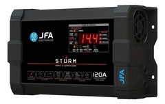 Fonte carregador automotiva JFA 120A STORM 1800W cor preto