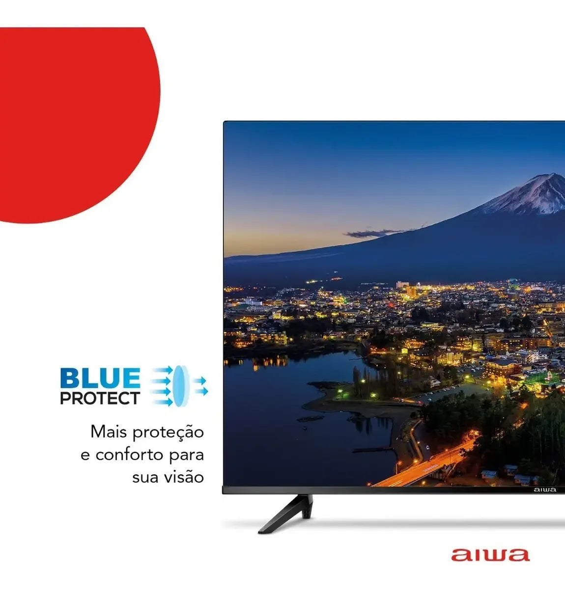 Smart TV AIWA 32” Android HD Borda Ultrafina HDR10 Dolby Áudio AWS-TV-32-BL-02-A - Image 4
