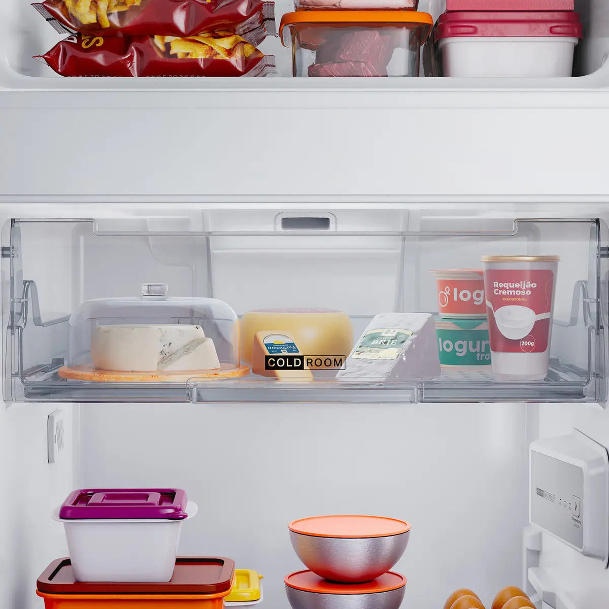 Geladeira Brastemp Frost Free Duplex Inox - Brm46mk Inox - Image 3