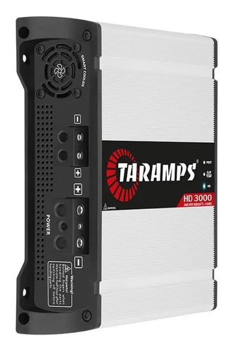 Imagem 2 de 7 de Módulo Amplificador Taramps Hd3000 3000w Rms 1 Canal 4 Ohms Cor Branco