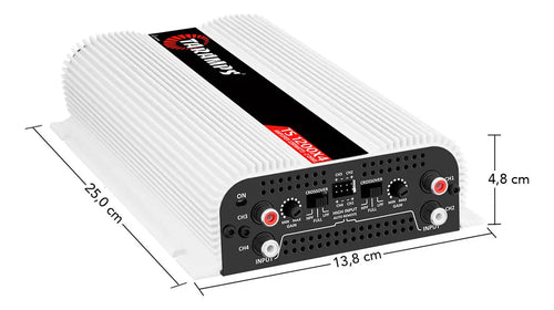 Imagem 6 de 10 de Modulo Amplificador Taramps Ts1200X4 2 Ohms 1200W Potencia Som Automotivo Alto Falante Driver Super Tweeter Entrada RCA 4 Canais Estereo Crossover HPL LPF FULL Conexao Bridge Branco Carro Camionete