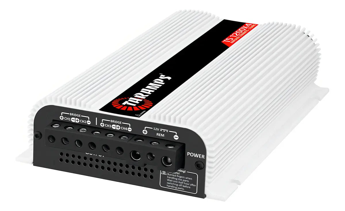 Modulo Amplificador Taramps Ts1200X4 2 Ohms 1200W Potencia Som Automotivo Alto Falante Driver Super Tweeter Entrada RCA 4 Canais Estereo Crossover HPL LPF FULL Conexao Bridge Branco Carro Camionete - Image 5