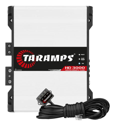 Imagem 6 de 7 de Módulo Amplificador Taramps Hd3000 3000w Rms 1 Canal 4 Ohms Cor Branco